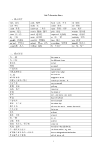 新牛津译林-7B-Unit-5-Amazing-things