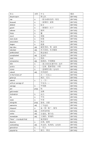 外研版高中英语选修7单词表-WORD版