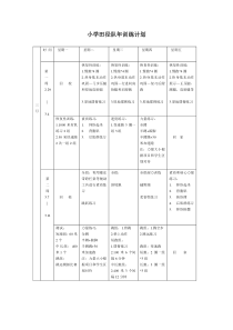 小学田径队年度训练计划