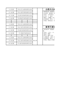 跆拳道一年训练计划2