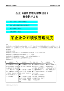 企业《绩效管理与薪酬设计》整套执行方案