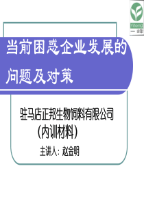 当前困惑企业发展的问题及对策