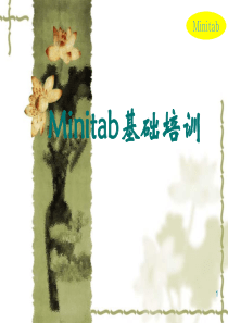 minitab基础培训(minitab-15中文版)