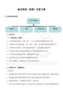 天猫商城最新高级运营方案