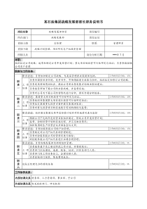 战略发展部部长职务说明书