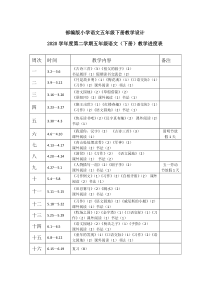 2020年部编版小学语文五年级下册优质教案设计(全册)