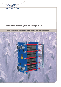 Plate heat exchangers for refrigeration