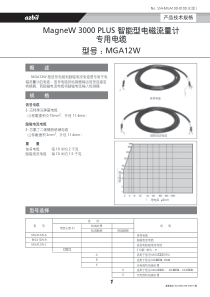 MagneW3000PLUS智能型电磁流量计专用电缆型