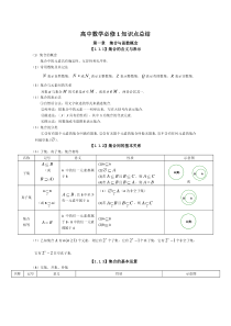 高一数学必修1-2知识点总结