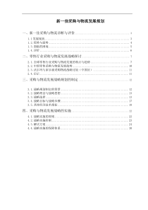 新一佳采购与物流发展战略报告(31页)