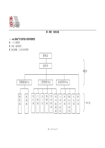 房地产公司组织机构和管理手册房地产公司组织机构和管理手册