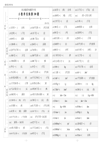 新人教版四年级数学下册小数单位换算练习题(200题)