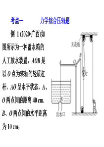 2020年中考备战策略·物理课件压轴题(共56张PPT)