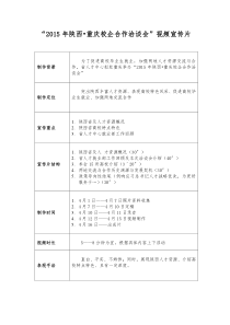 宣传片制作报价表