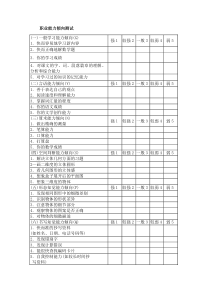 职业能力倾向测试分析