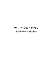 某公司发展战略项目咨询报告（DOC 47页）