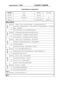 某城市建筑发展公司出纳职务说明书