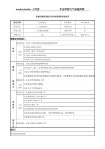 某城市建筑发展公司行政管理职务说明书.