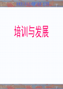 某集团公司培训与发展（PPT 100页）(1)