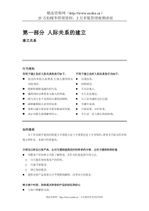 某添料公司销售人员人际交往能力与团队合作发展指导