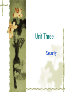 Unit-3-Security-全新版大学英语第三册第三单元课件