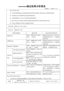 验证结果分析报告