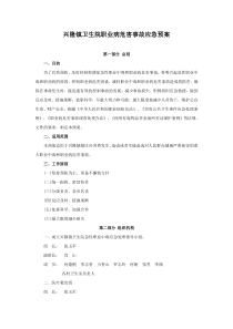 兴隆镇卫生院职业病危害事故应急预案