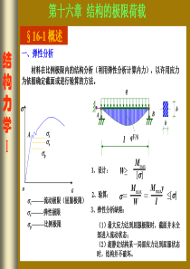 16结构的塑性分析和极限荷载