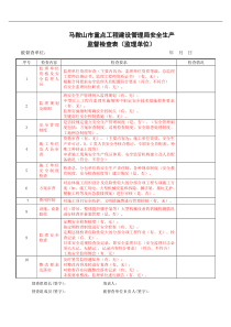 建设单位检查表--监理(修)