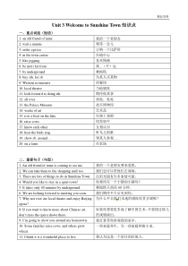 【新】牛津译林版七年级英语下册Unit3-知识点