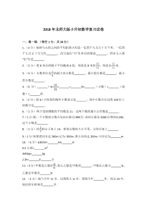 北师大版小升初数学复习试卷-.doc