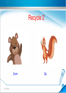 【人教PEP】三年级英语上册《Recycle2》课件