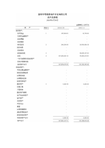 津滨发展：惠州市粤阳房地产开发有限公司财务报表 XXXX-09-04