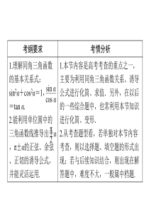 三角函数高考复习(2)最新版