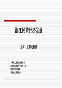 浙江民营经济发展