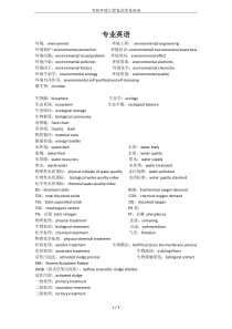 考研环境工程复试常见英语