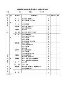 导尿技术操作流程与考核评分表