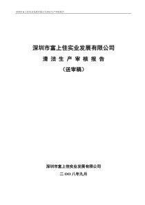 深圳市富上佳实业发展有限公司审核报告(08[1]0904)