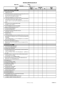 FAI-checklist