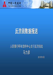 金融机构反洗钱业务知识培训-马力彦