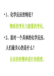 高一化学化学反应速率