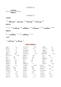 小学四年级下册第六单元小数与单位换算练习题及答案