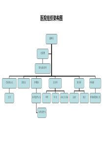 医院组织结构图