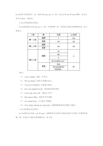 be动词练习题及答案