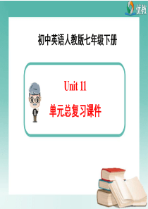 最新人教版七年级下册Unit11单元总复习课件