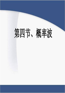 《概率波》教学课件