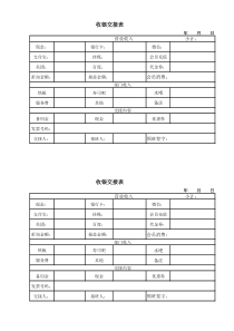 餐厅收银员交接表