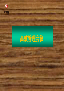 高效管理会议概述(PPT-97页)