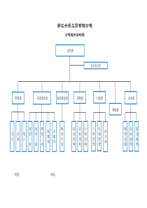 公司组织架构图-示例