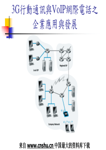 电信行业--3G行动通讯与VoIP网际电话之企业应用与发展(PPT 32页)